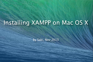 Installing XAMPP on Mac